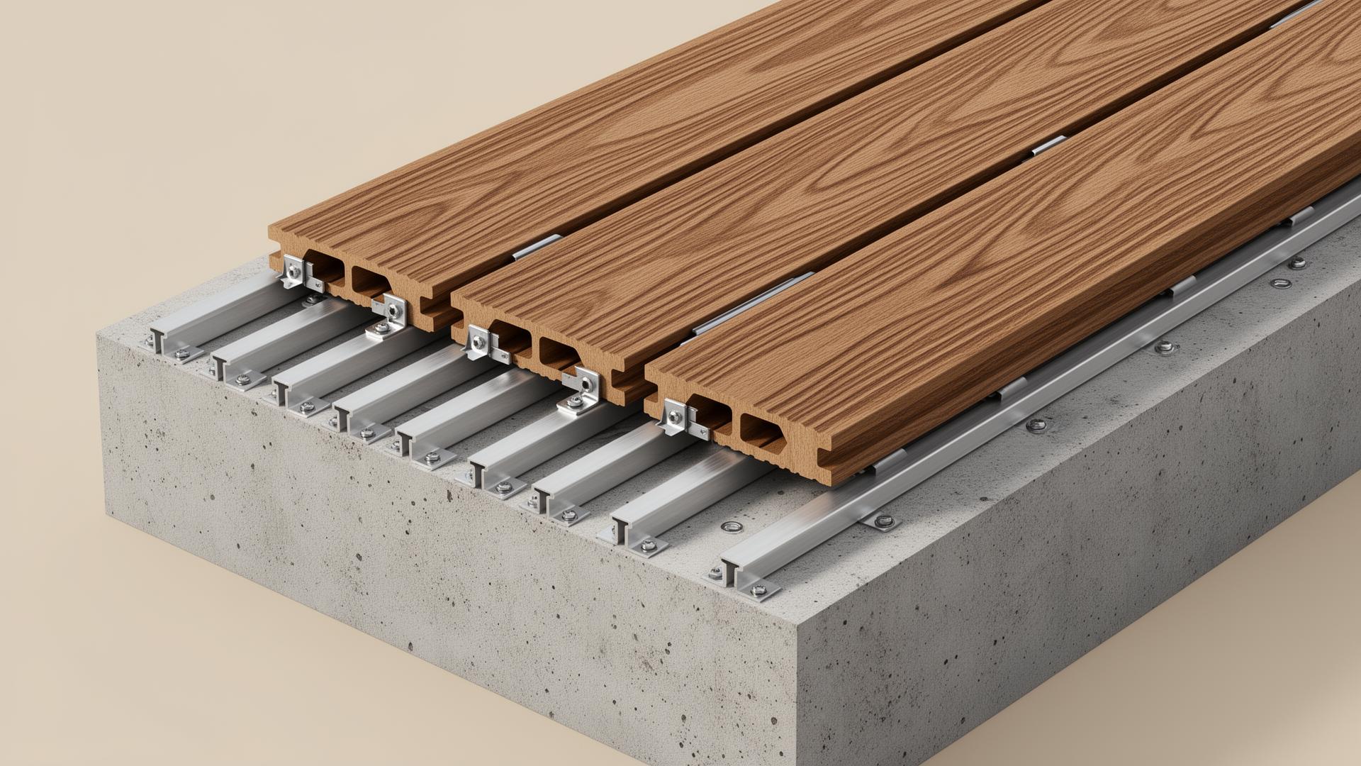 Guida installazione decking WPC con clip nascoste e magatelli